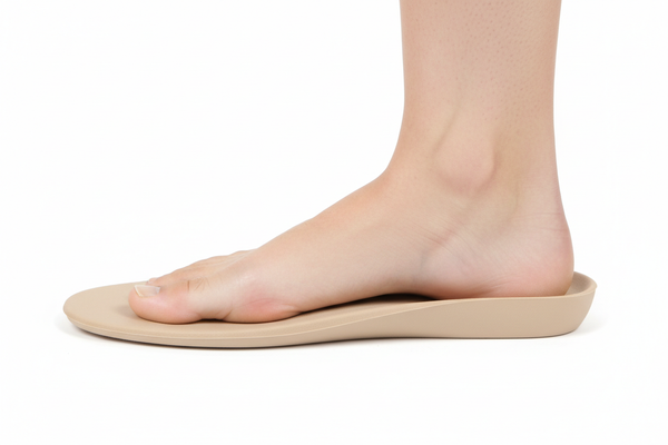 foot with plain insole